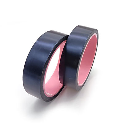 2.5mil Black ESD Polyimide Heat Resistant Tape For Oven Glass